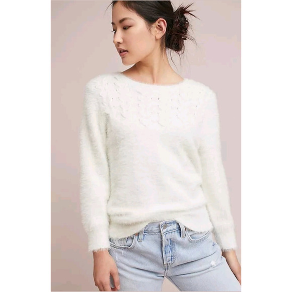NEW Anthropologie Aubade Pullover by Rosie Neira $128 Size...